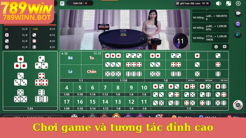 Chơi game và tương tác đỉnh cao