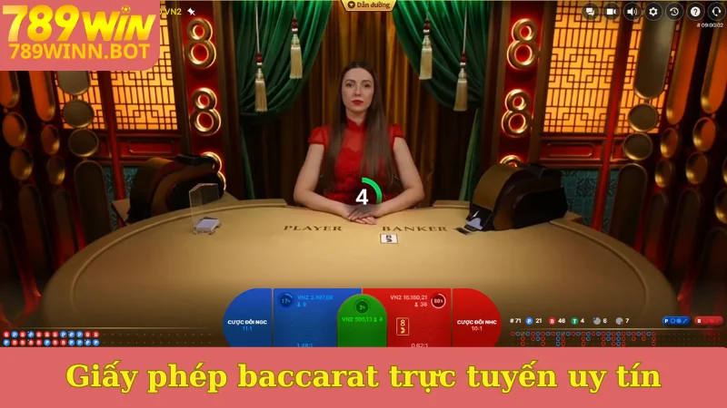 Giấy phép baccarat trực tuyến uy tín